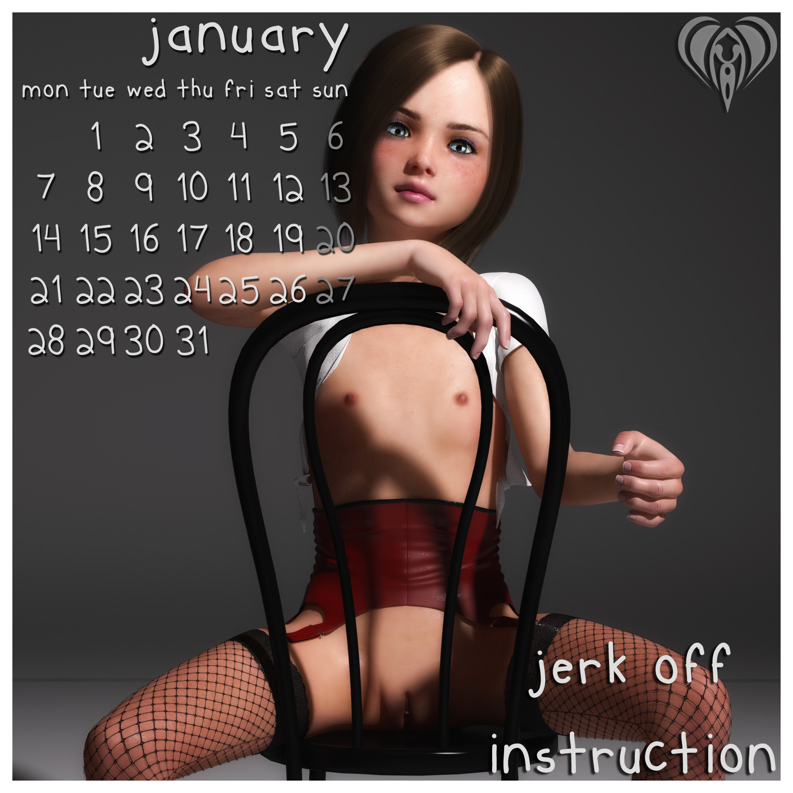 LilHeart 2019 年 3D 萝莉日历