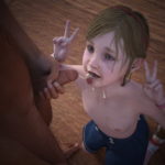 little sherry birkin cum on the face