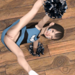 Loli Charleader No Panties cameltoe Pussy 3d porn xxx