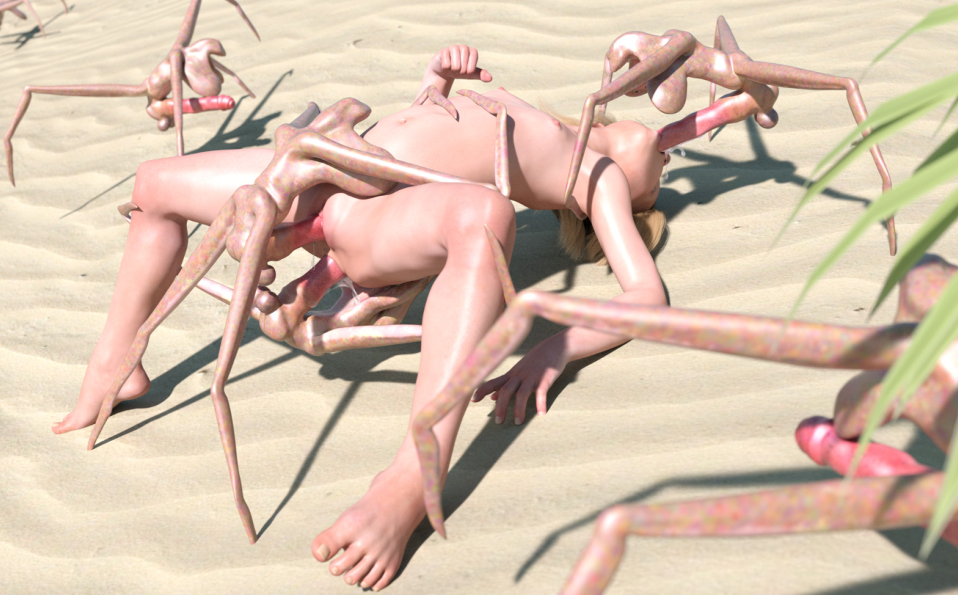 Double Penetration Of A Little Girl On The Beach sucking anal dp 3d porn xxx