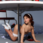 little daughter masturbates with a strapon 3d porn xxx