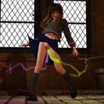 Hermione Granger naked fucks with a magic strapon and a magic wand 3d porn xxx