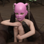 Little Naked Girl Surrounded By Big Black Cocks 3d porn xxx