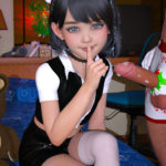 daughter plays with daddy boner and poses on his background 3d lolicon xxx