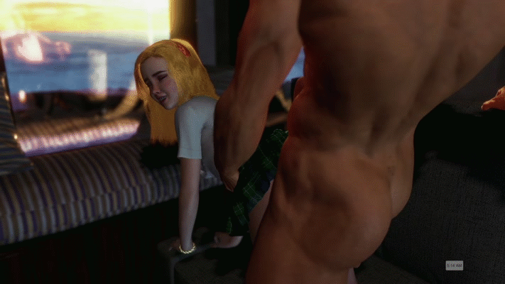 Daddy Fucks School Girl Daughter 3d lolicon animation