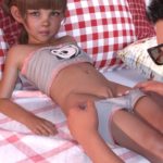 Daddy Strips Daughter Cameltoe Pussy 3d poki