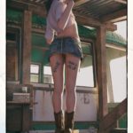 Country Slut Posing Naked Shows Pussy 3d