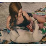 loli jerking off a dog's cock 3d