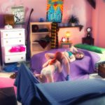 two girls girlfriends lick each other's pussies when no one is at home 3d