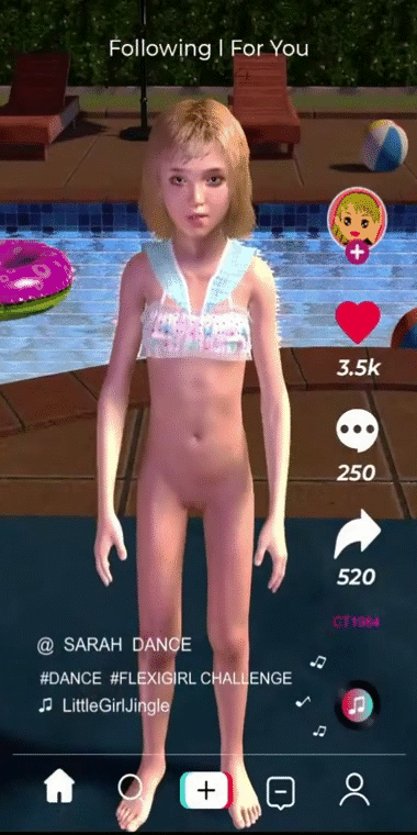 Flexigirl Challenge（莎拉-最后的我们）3D 阴阳师视频